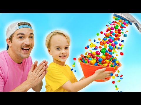 Chris and Alice play with Magic Candy Shower