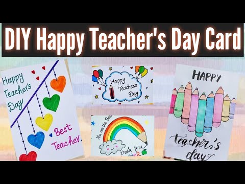 Handmade Card For Teacher's Day | Teacher's Day Special DIY Card | Teacher's Day Special