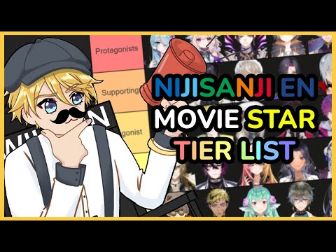 【NIJISANJI EN MOVIE STAR TIER LIST】NIJISANJI EN AS ACTORS【NIJISANJI EN | Yu Q. Wilson】