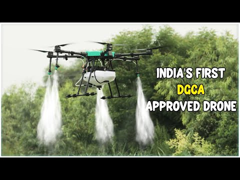 India's first DGCA Approved Agriculture Spray Drone - IoTech Agribot