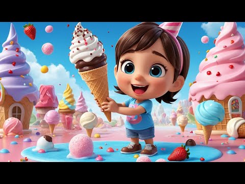 The Ice Cream Bridge Melts Away | Fun Nursery Rhyme for Kids | Sing-Along Song