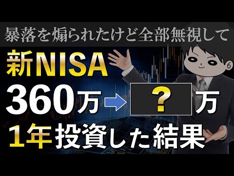 【投資初心者】新NISAでオルカンとS&P500に1年間積立投資した結果公開