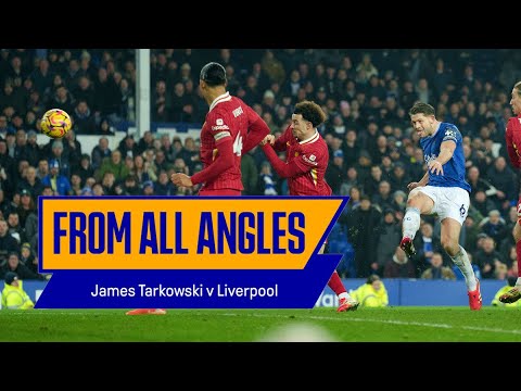 EVERY angle of Tarkowski's Merseyside derby stunner! 🤩