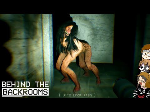 【4人実況】不気味すぎて問題となった「ただ部屋を歩くだけ」の賛否両論ゲーム『 Behind The Backrooms 』