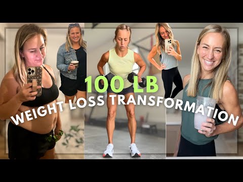 my 100lb weight loss story | weight loss transformation and where I’m at today 🏃‍♀️🏋️‍♀️