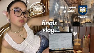 STUDY VLOG: hell (finals) week @ yale. | writing papers, late night studying, & moving out