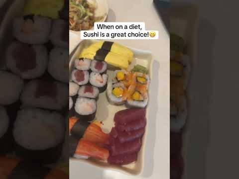 DIET MODE 🤪 #shorts #diet #sushi #sashimi #dietplan #shortvideo #fitness #trending #trendingmusic