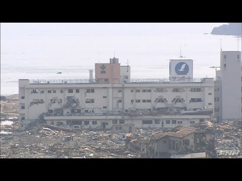 大きな被害を受けた南三陸町 ［震災3日目］