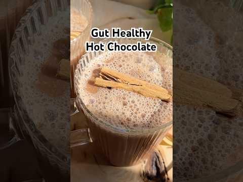 This hot chocolate is great for your gut, skin, hair, and joints ✨ #shortsrecipe #guthealth #cacao