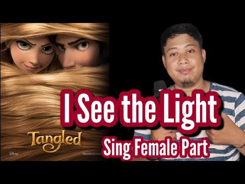 I See the Light - Mandy Moore and Zachary Levi |Karaoke| Male Part Only