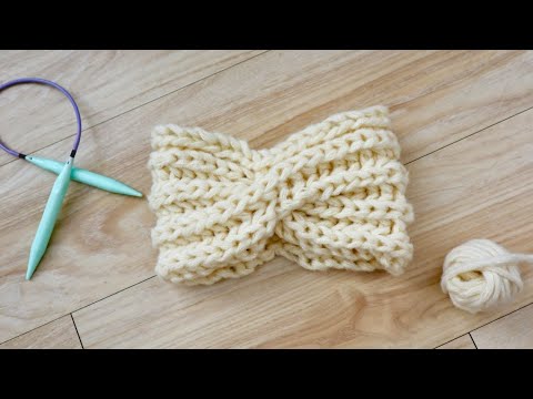 🧶 Brioche Twist Ear Warmer Tutorial | Perfect First Brioche Project! ✨