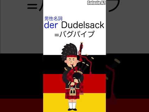 ドイツ🇩🇪語の単語🎶「鳴り響く+袋」って？ #shorts #ドイツ語