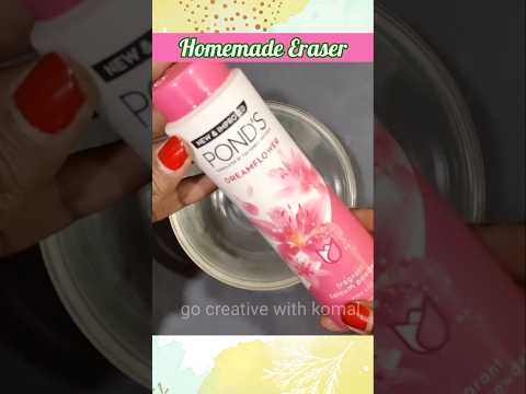 How to make Eraser #diy #Homemade #eraser #gocreativewithkomal #shorts #short #youtube #shortsvideo