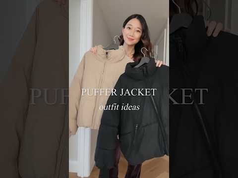 Puffer Jacket Outfit Ideas | Styling Video | fassionfruitgirl