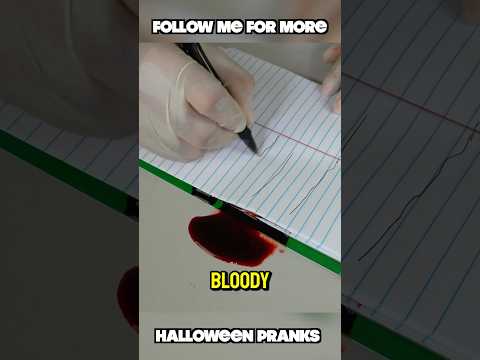 Scary Halloween prank in class #funny #halloween #prank