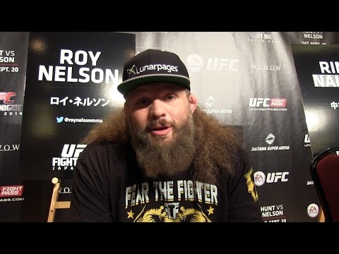 マーク・ハント戦控えたロイ・ネルソン | UFC JAPAN 2014 Roy Nelson vs Mark Hunt