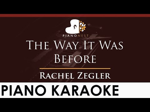 Rachel Zegler - The Way It Was Before - HIGHER Key (Piano Karaoke Instrumental)