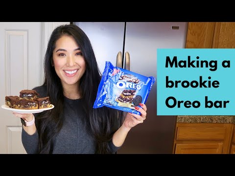 My attempt to make a BROOKIE OREO bar | BAKE WITH ME