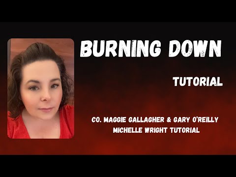 Burning down line dance tutorial Intermediate choreography by Maggie Gallagher & Gary O’Reilly