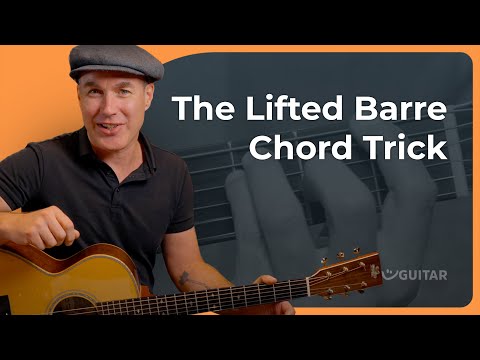 Barre chord trick for lush, easy open chords!