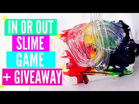 IN OR OUT SLIME GAME + GIVEAWAY! YOU'RE OUT IF CHALLENGE