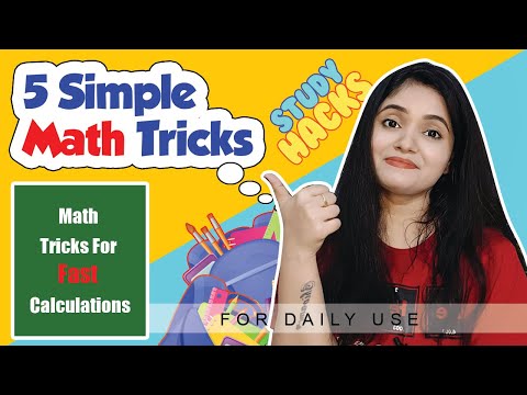 5 Simple Math Tricks For Fast Calculations | Mathematics Tricks for Daily Use | The Glam Hacks Tips