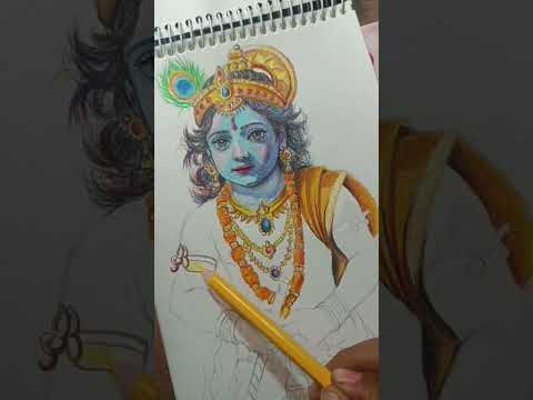 Baal gopal 🙏❤ #krishna #painting #art #drawing #draw  #radhakrishna #kanha