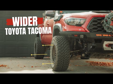 Making my Tacoma 2.5" wider with SpiderTrax wheel spacers