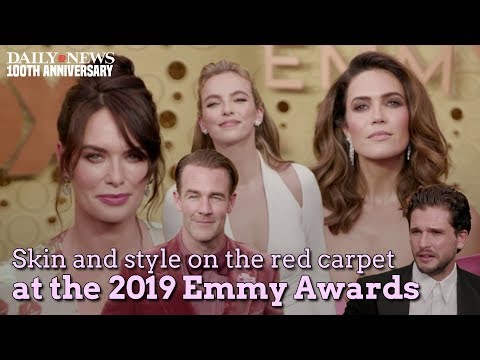 Skin and style on 2019 Emmys red carpet