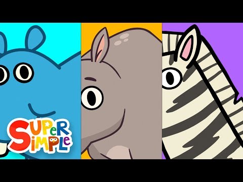 Turn & Learn ABCs - ON SAFARI! | ​​🌈 Super Simple ABCs