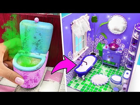 Witness the Amazing Transformation of Doll Houses 🏠 Stunning Dollhouse Makeovers 🩷