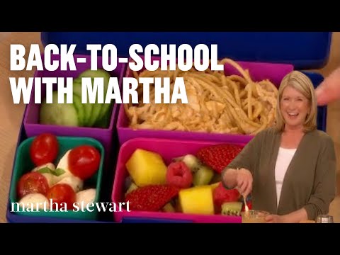 Martha's Favorite Back to School Lunches | Sandwiches, Snacks, and Sweets