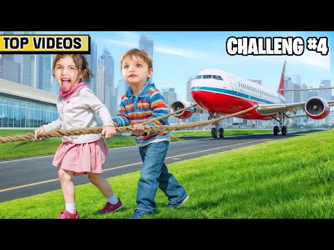 KIDS VS Extreme Challenges! | The Anazala Family