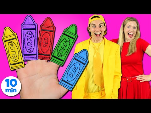 Colors Finger Family and More Finger Family Songs - Kids Nursery Rhyme