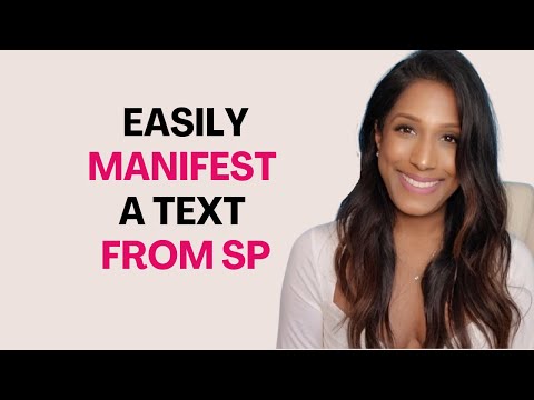 How To Manifest A Text From Your SP | Manifesting In Steps