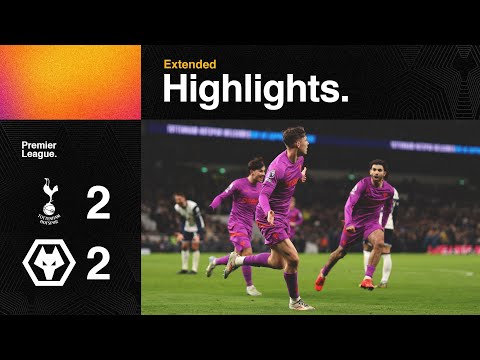 Scoring LATE to earn a point at Spurs! | Tottenham Hotspur 2-2 Wolves | Extended Highlights