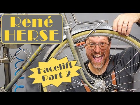 René HERSE repop - HONJO Fender install - SON Dynamo lighting & BROOKS leather bar tape! PART 2/2!