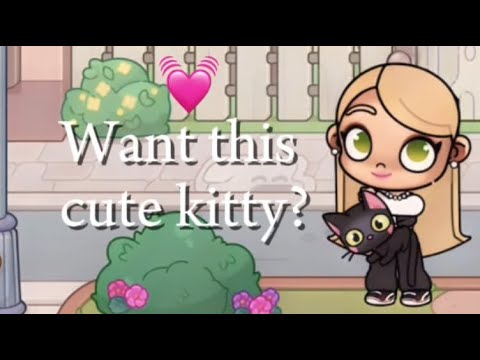 How to get this black kitty 🐈‍⬛! ||*short video*||Avatar world 🌎 💓{sub and like if you enjoy 💋}