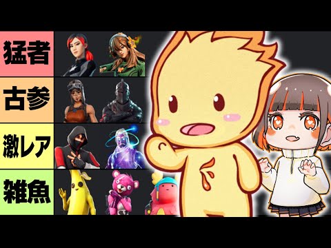 【ジャンル別】おすすめスキンランキング作ってみた！！【フォートナイト/Fortnite】