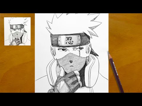 How to Draw Kakashi Hatake || Stunning Naruto Anime Sketch Step by Step