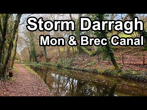 Storm Darragh - return to the Mon and Brec Canal