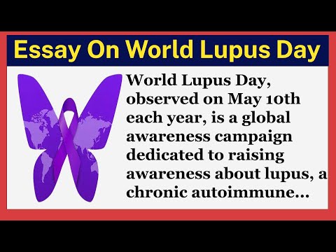 Essay on World Lupus Day In English | Short Essay on World Lupus Day | World Lupus Day Essay