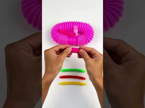 Creating POP-TUBE #poptubesounds #creative #satisfyingvideos #toys #relaxing #diy #oddasmr