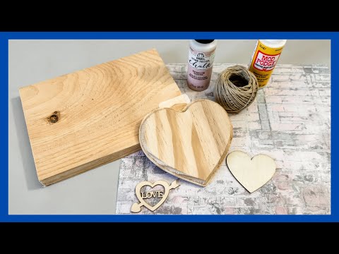 Heart Decor DIY || Valentines DIY || Just 1 Quick Craft