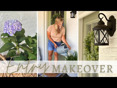 Small Entry Makeover | Cozy Cottage Outdoor Decorating Ideas