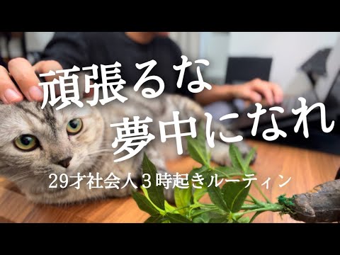 【３時起き】朝活ガチ社会人の休日ルーティン【朝活】