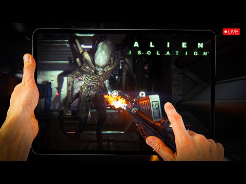 HORROR STREAM 😱 ALIEN ISOLATION on iPad Pro 2022 (MAX SETTINGS)