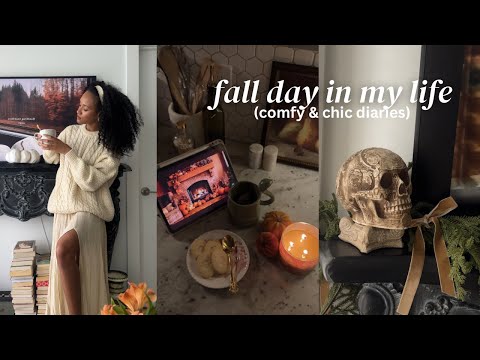 A cozy fall vlog 🍂☕️: decorating my mantle for fall, autumn fashion, books, activities inspo