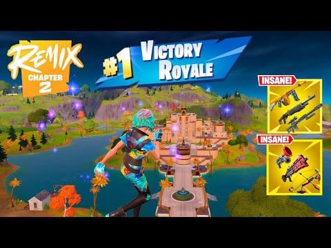 100 Kill Solo Vs Squads Wins Gameplay Full Game (Fortnite Chapter 2 Remix Ps4 Controller)