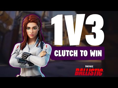 My 1v3 won this ranked game! (Fortnite Ballistic)